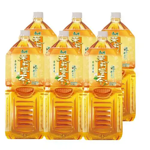 康师傅饮料茉莉蜜茶2升3瓶6瓶花茶大瓶家庭茶饮料