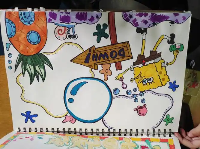 幼师手抄报新年卡通