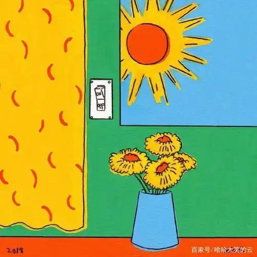 色彩鲜明艳丽的插画图分享