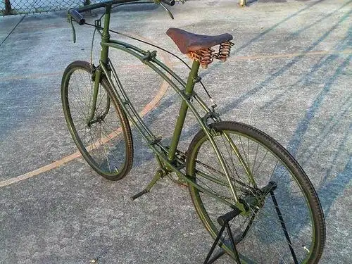 1942年英国产三枪折叠自行车,伞兵专用的军车,兰州仅有一辆