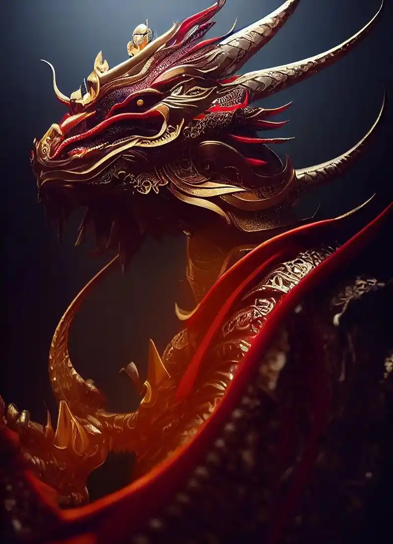 高清ai创作壁纸《龙将军》大数据不会骗人的,当你刷到这ai创 - 抖音