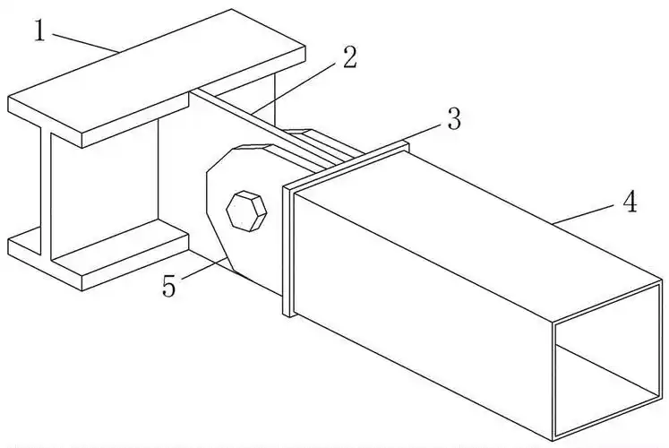 一种钢结构节点的铰接结构