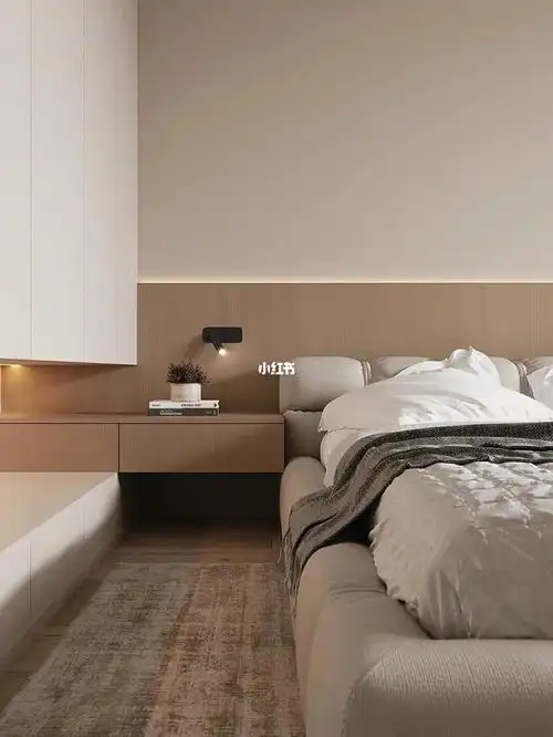 悬浮式床头柜77衣柜的组合敲实用6015