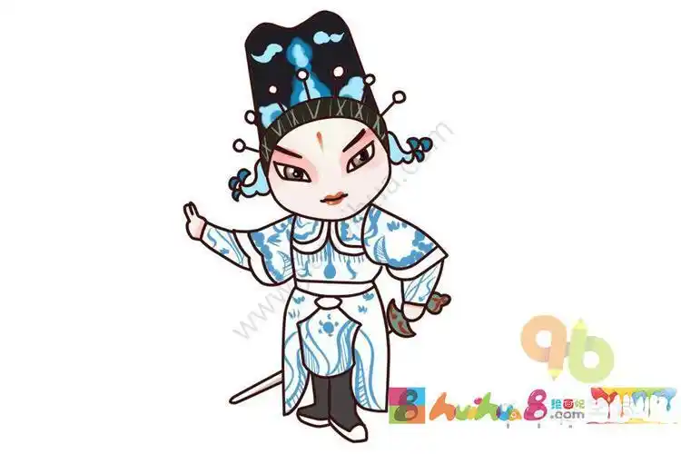 京剧卡通卡通简笔画