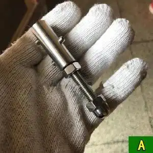 护栏杆山区防护栏木栈道收紧扣卡扣钢丝绳接头卡套锁扣围栏网栏杆