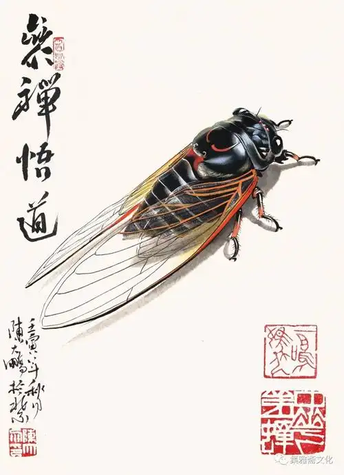 中国画蝉第一人——陈大鹏新作欣赏