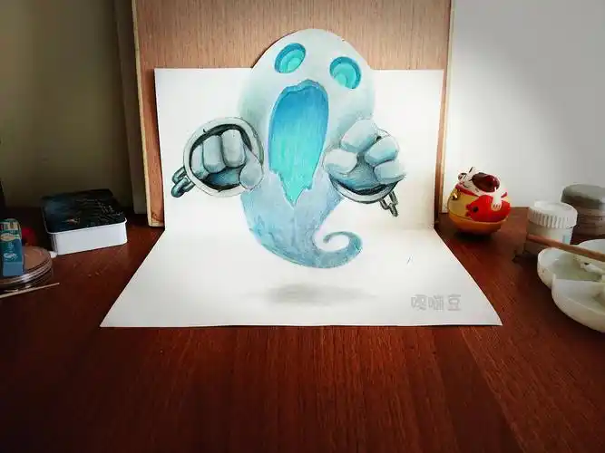 发一组原创立体画,相信你的眼睛哦