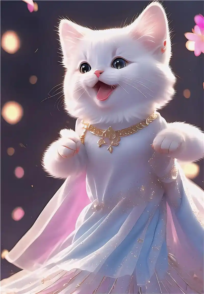 猫咪还有这技能,边唱歌边跳舞,一副萌萌的表情,安静的猫咪和活 - 抖音