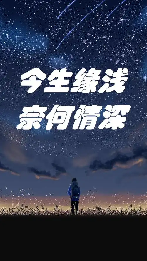 今生缘浅奈何情深