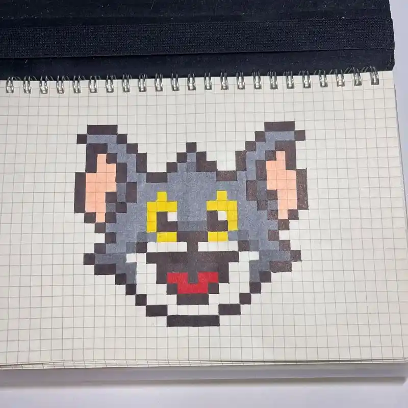 像素画 #手绘  - 抖音