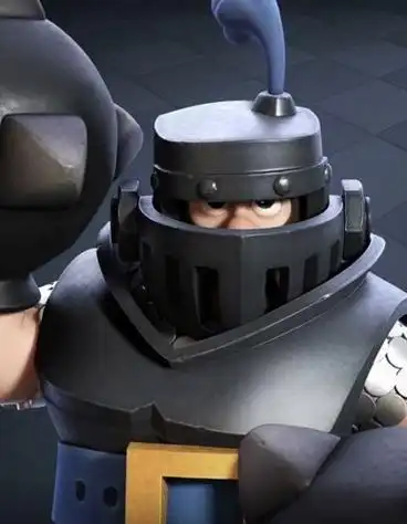 皇室战争超级骑士简笔画