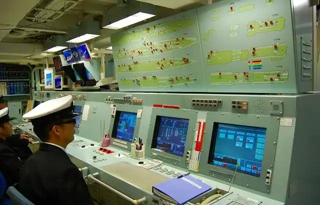 这是海自"いせ"护卫舰内部舱室