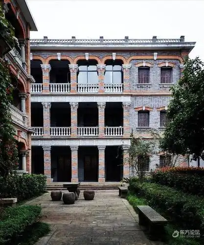 惊艳时光的民国风鄞县大道旁创意园区十来幢多各地迁移的房子值得打卡