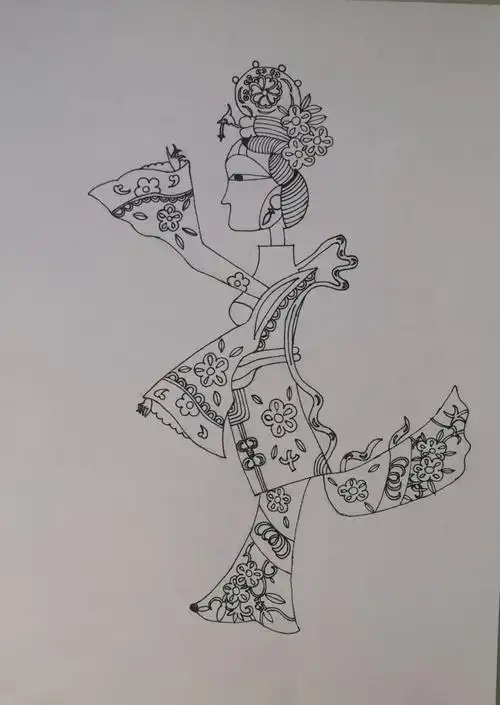 艺术小鸡大华店毕加索班《皮影》