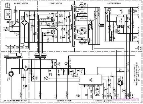 400w开关电源输出dc5v/80a原理图