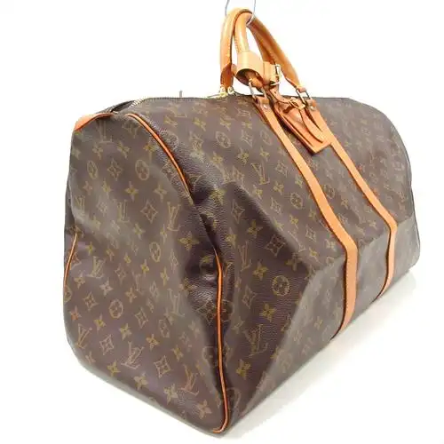 中古lv路易威登keepall55旅行袋波士顿包老花老花35681656zg通用款