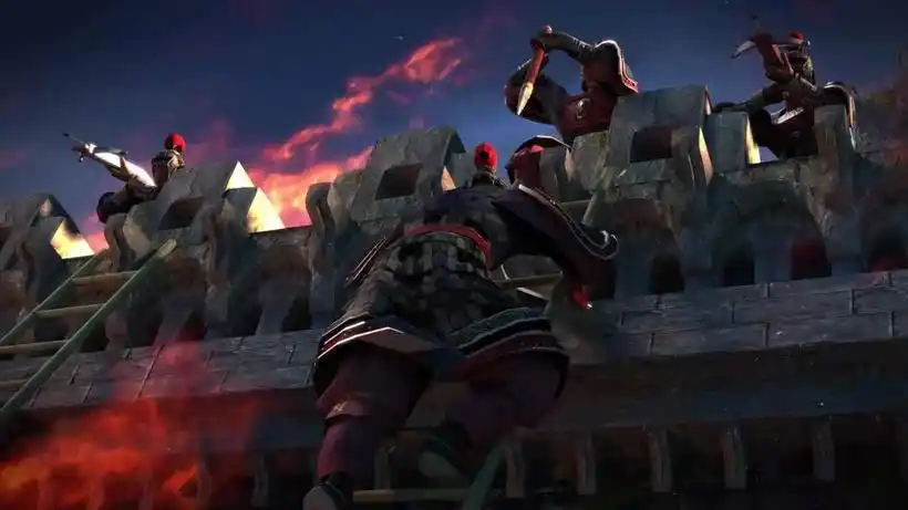 震撼动漫3d效果,展现古代战争战场-攻城