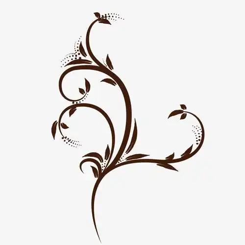 手绘花纹装饰图案