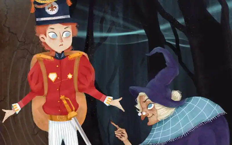 安徒生童话 打火匣 the tinder box 4 英文版