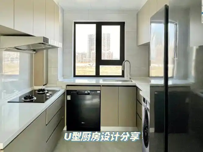 我家厨房的小亮点#u型厨房  #厨房布局  #厨房装修