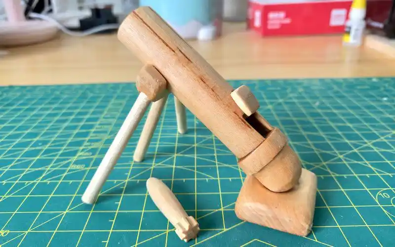 手工制作迷你迫击炮可发射18焦耳求生欲极强的up