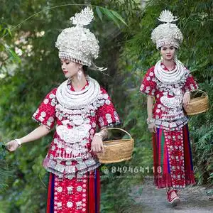 苗族服装女贵州黄平雷山西江台江丹寨黎平中国少数民族风刺绣套装