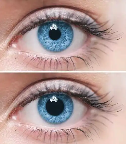 愤怒,戒备,不喜欢时瞳孔缩小;兴奋,高兴,喜欢的时候瞳孔扩大.