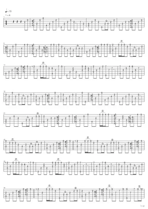 胡晨foryou吉他谱