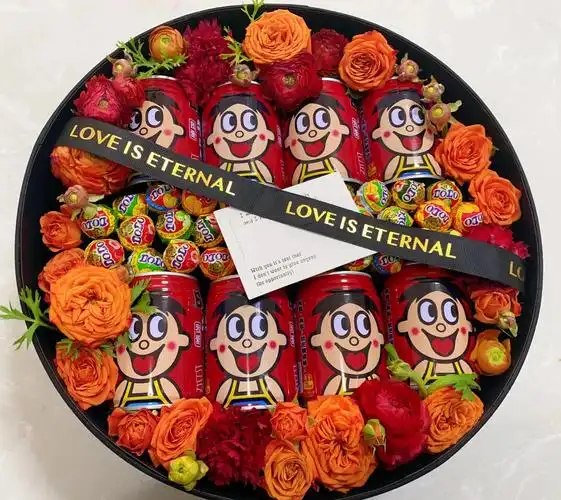 旺仔牛奶圆形礼盒