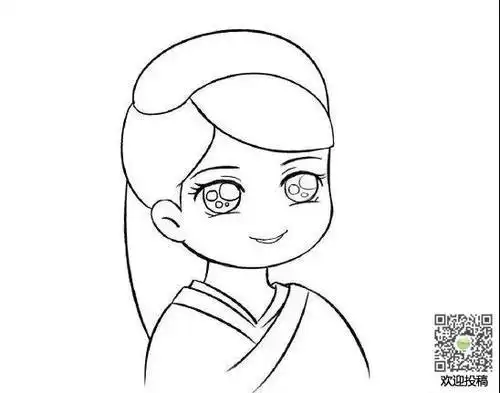 杨颖简笔画卡通跑男