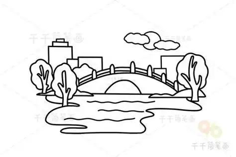 公园简笔画简单又漂亮公园简笔画简单又漂亮夏天