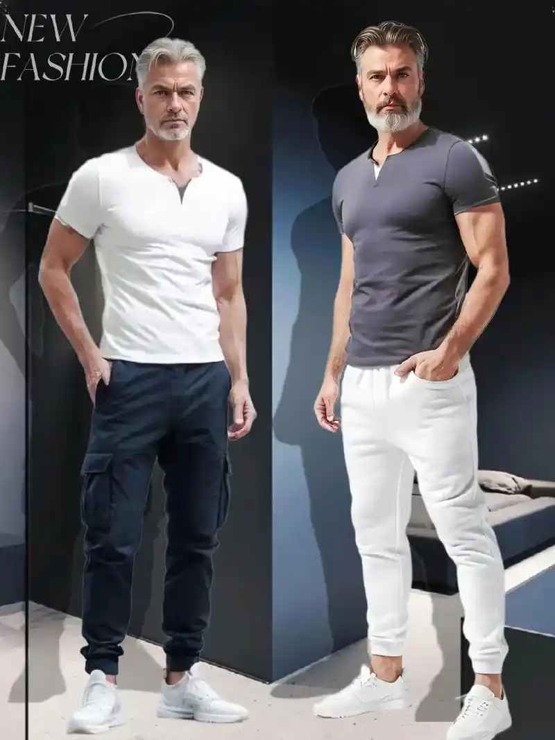 色假两件健身休闲训练透气短袖修身弹力速干衣,修身显身材简直太帅啦!