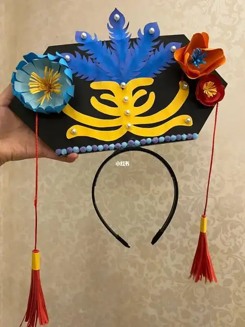 手工民族头饰满族格格头饰