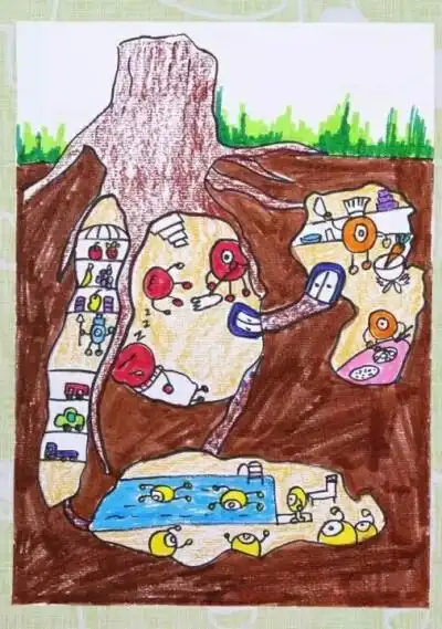 地下世界创意画