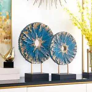 摆件家居饰品客厅玄关电视柜创意摆设现代简约个性招财树脂工艺品