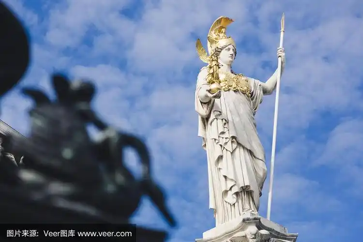 维也纳议会前的阿波罗雕像.