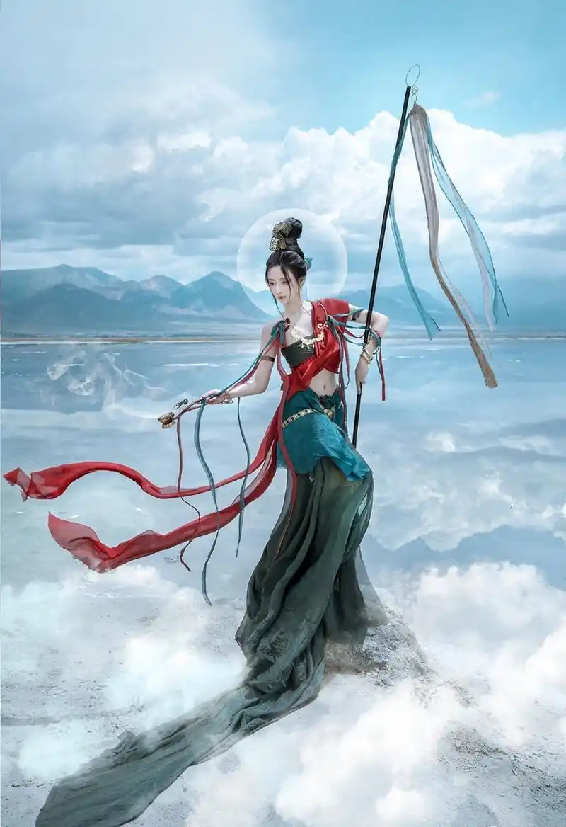 愿引迷途者 往生净土摄影后期:@小何力服装为自制 妆造感谢:临溪白衣