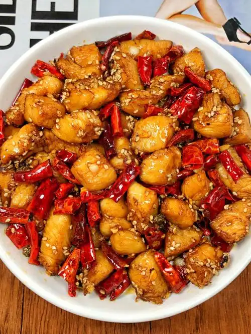 年夜饭必备菜家庭版辣子鸡丁