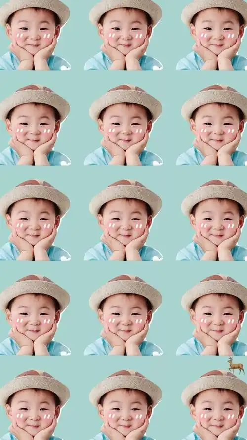 壁纸:最火韩国表情包,民国都长这么大了!