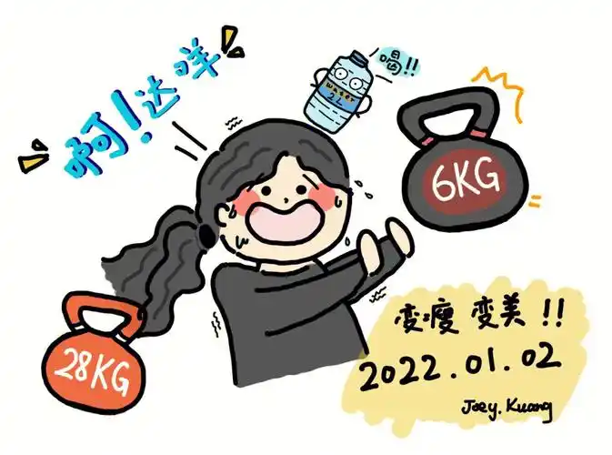 健身日记健康地变瘦变美呀