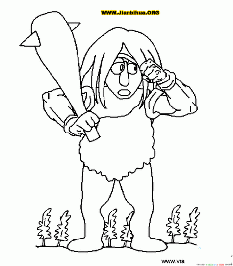 幼儿园大巨人简笔画