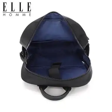 ellehomme双肩包男士商务时尚大容量电脑户外旅行包学生书包双肩背包
