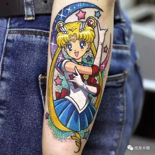【第365期纹身图案素材】美少女战士_纹身百科 - 纹身大咖