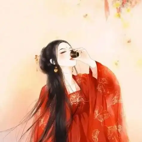 女生头像喝酒丧系颓废图片大全高清伤感悲伤喝酒图片女头