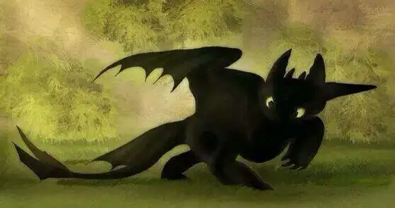 驯龙高手里的夜煞简笔画