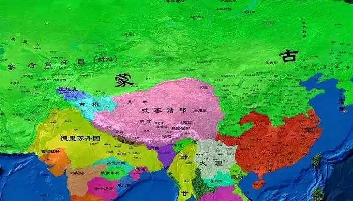 蒙古帝国全盛时期的面积究竟有多大,四十个国家属于当时蒙古帝国_大军