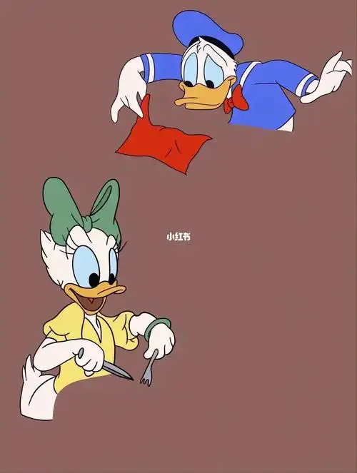 情头壁纸系列|唐老鸭黛丝