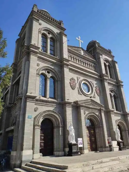 天主堂(保定教区)-"裕华路的夜,有着特有的美[愉快]……中西.