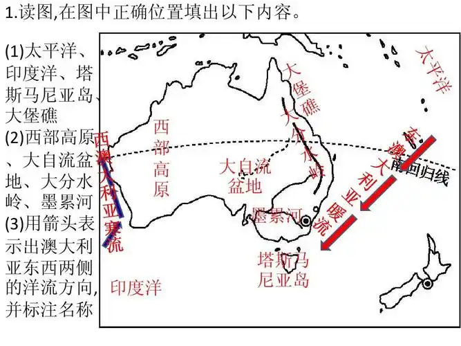 大洋洲和澳大利亚作业
