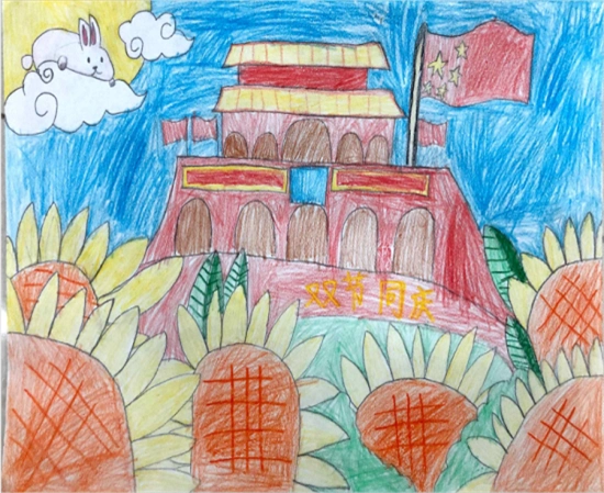 中国梦·祖国颂 欢度双节 华山第四小学少先队在行动